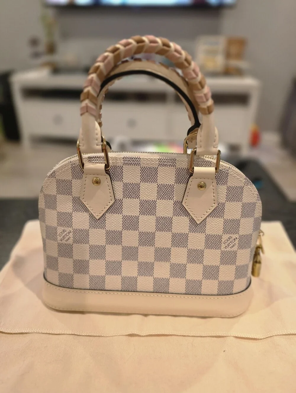 Louis Vuitton Damier Azur Braided Alma BB